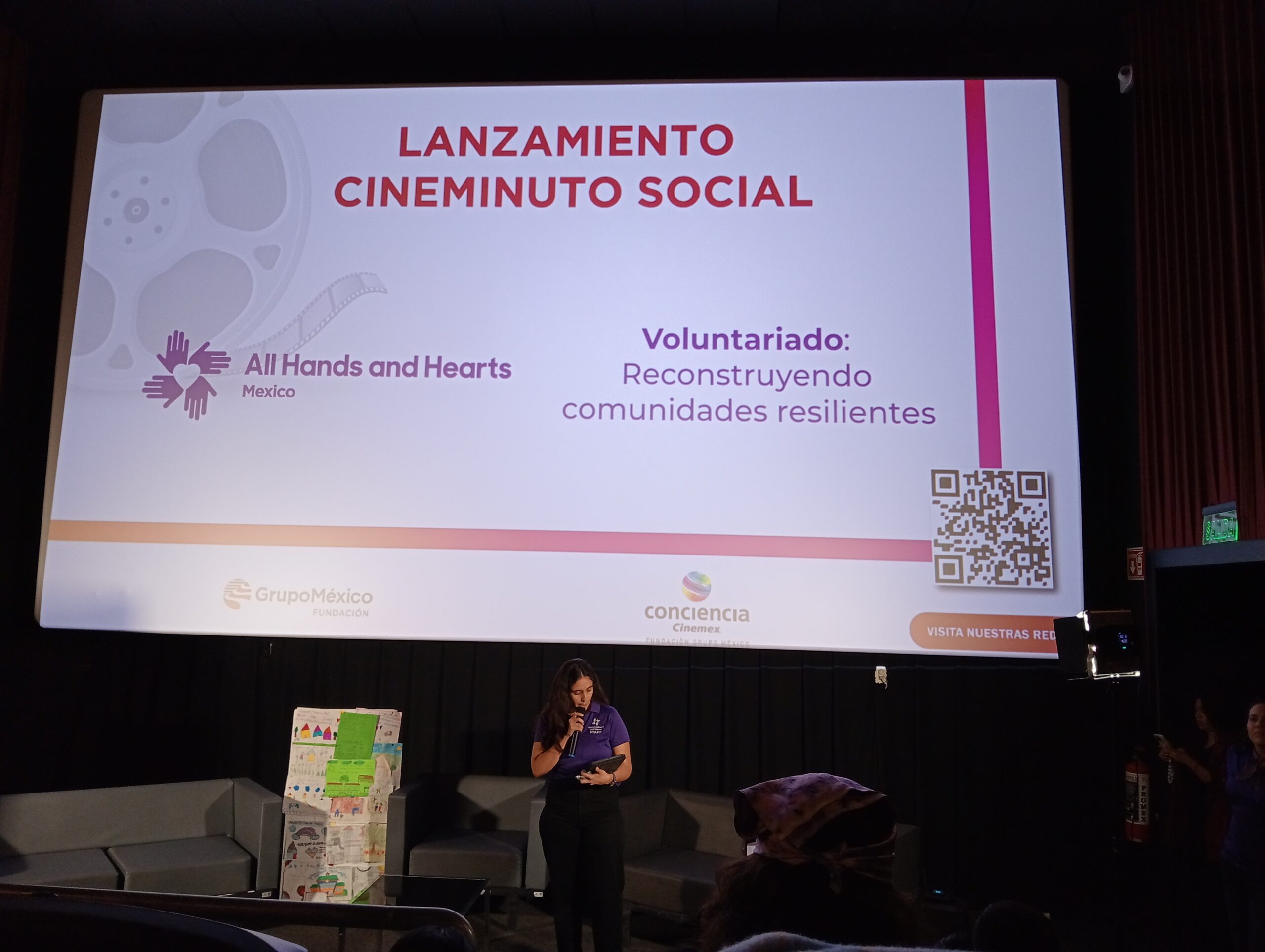 All hands and hearts México presentó su Cineminuto Social Reconstruyendo comunidades resilientes