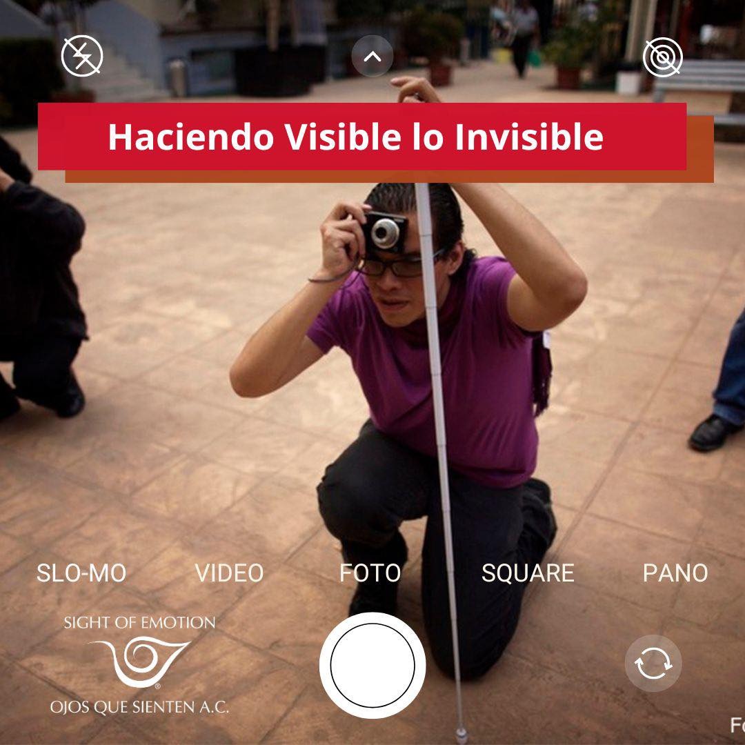 Personas con discapacidad visual revelan lo invisible a través de una cámara